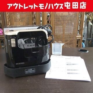 アイリスオーヤマ 衣類スチーマー 2019年製 IRS-01 ブ...