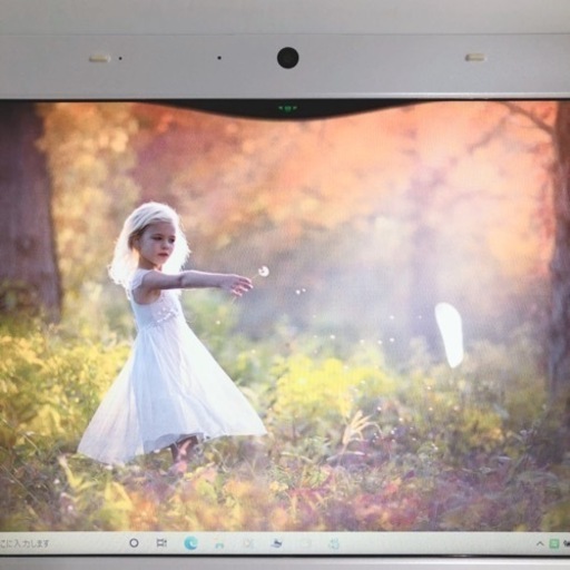 かわいいノートパソコン♡ダイヤモンド柄ホワイト