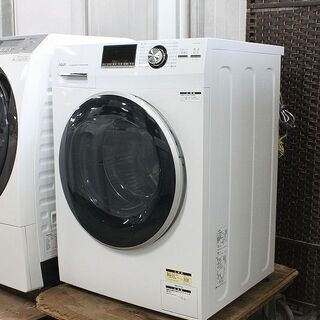 アクア ドラム式洗濯機 Hot Water Washing 洗濯容量8.0㎏ AQR-FV800E 