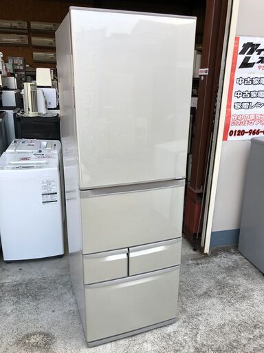 【動作保証あり】TOSHIBA 2012年 GR-E43N 427L 5ドア冷凍冷蔵庫 自動製氷機能【管理KRR338】