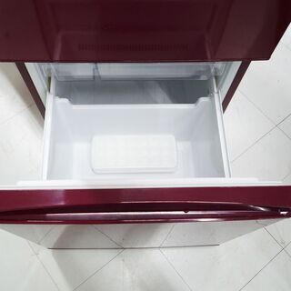 特価品 冷蔵庫 184L 2016年製 2ドア AQUA AQR-18F 右開き ワインレッド