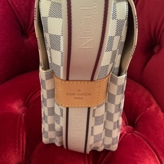 極美品　ヴィトン ダミエ　ナヴィグリオ ショルダー ホワイト　専用箱付き