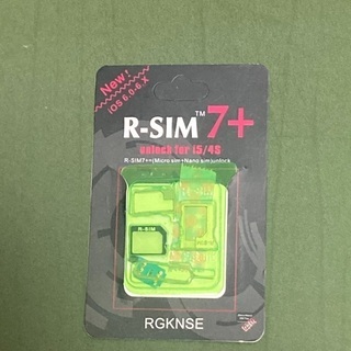 【ネット決済・配送可】中古　SIMロック解除アダプタ R-SIM...