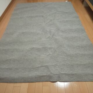 未使用品　ラグ　絨毯　無印良品　日本製　サイズ：140㎝×200㎝
