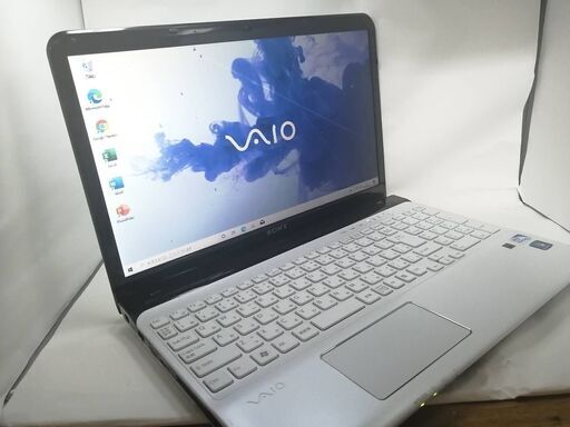 VAIO SVE151B11 美品白 WIN10　SSD Office