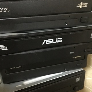 ジャンク品DVDマルチドライブ、プリンター、パソコン等