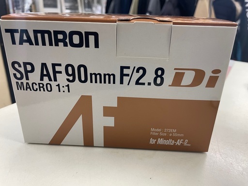 TAMRON レンズ　SP AF90mm F/2.8 MACRO 1.1 for Minolta