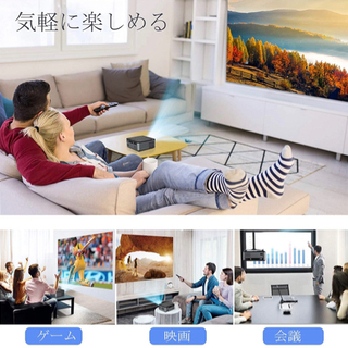 2.4/5G WiFi プロジェクター 1920*1080P 4K対応