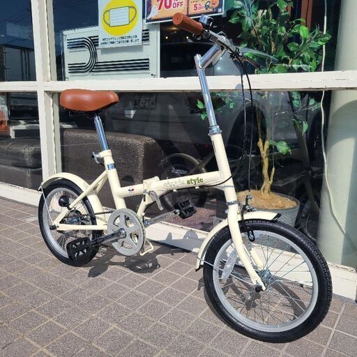 ☆未使用☆ SimpleStyle シンプルスタイル 16インチ 折り畳み自転車