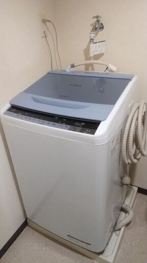 洗濯機 日立 HITACHI 2016年製 7kg BW-7WV