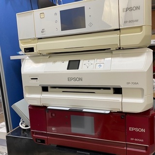 説明文をお読みください…お得！EPSONプリンター3台セット！ EP-805AR EP-708A EP-805AW