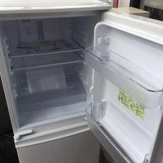 ▼△SHARP ノンフロン冷凍冷蔵庫 2ドア(w)△▼2019年製 SJ-D14F-W