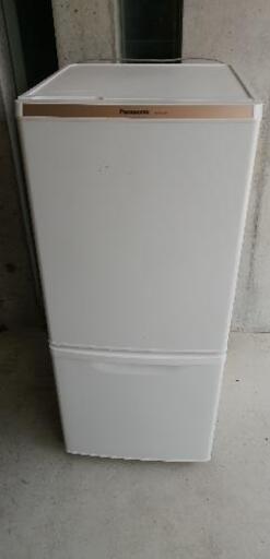 [配達無料][即日配達も可能？]冷凍冷蔵庫　Panasonic 138L NR-B147W-W  2015年製　動作品