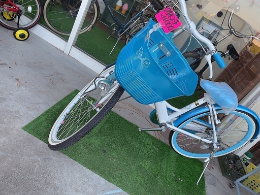 子供自転車　新品未使用　訳あり格安　24インチ　ブルー　値下げしました！