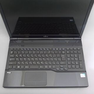 中古美品 ノートパソコン 15型ワイド FUJITSU 富士通 AH42/J Pentium 
