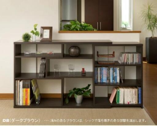 ECR8012R 伸縮棚 日本製モダンラック 可変式 完成品
