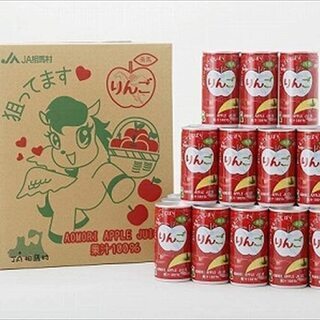 JA相馬村 飛馬りんご缶ジュース (195g×30)