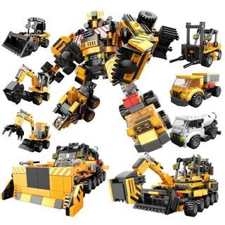 【新品・未使用】720PCS ビルディングブロック 9 IN 1...