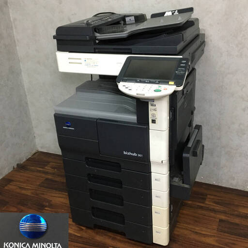⭕⭕⭕PN2/97　コニカミノルタ　bizhub361　ジャンク　複合機　KONIKA MINOLTA　コピー機　中古保管品　モノクロ　コピー 印刷　直接引き取り限定⭕⭕⭕