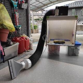 【直接お渡し限定】自作塗装ブース　　ファン、ライト付き brushbt4-002.jpg