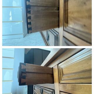 B購入金額８０万円⭐️極高級輸入家具⭐️　北欧 欧米系の高級輸入家具屋さん購入　マホガニーチェスト