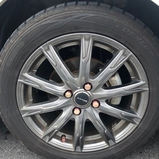 車のパーツ アルミホイール スタッドレスタイヤセット