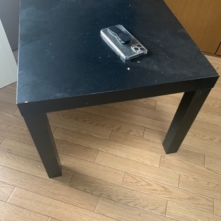 テーブル　黒い　IKEA ゼロ円❗️