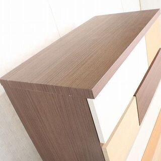 ニトリ 6段ハイチェスト ランダム KARINA 幅80 衣類収納 タンス NITORI 収納家具 中古家具 店頭引取歓迎 R4341) ニトリ 6段ハイチェスト ランダム KARINA 幅80 衣類収納 タンス NITORI