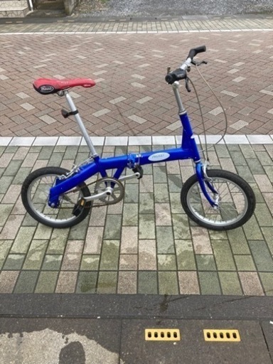 折り畳み１６インチ　シングルギア　高級イタリアシ一ト値下げ