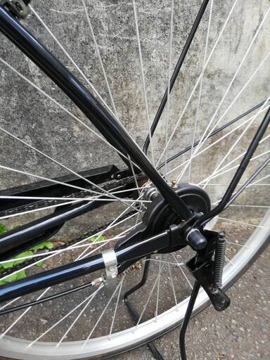 asahi あさひ　自転車　シティサイクル　27インチ　ブラック　美品　売ります。
