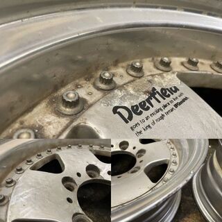 AMF Deerfield ディアフィールド 社外ホイール 15インチ 4本 7.5 