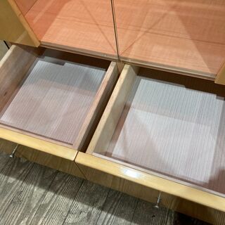 【愛品館市原店】照明付きガラスサイドボード【愛市IIF】