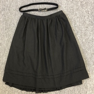 黒スカート リバーシブル オンワード樫山 W89〜93 ⭐︎