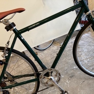 クロスバイク モスグリーン
