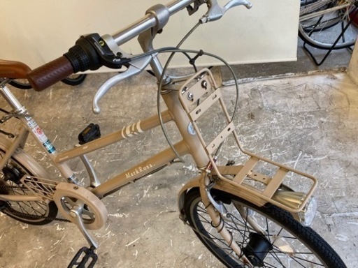 ブリヂストンMark Rosa.】20インチ 7段変速 LEDオートライト ベージュ