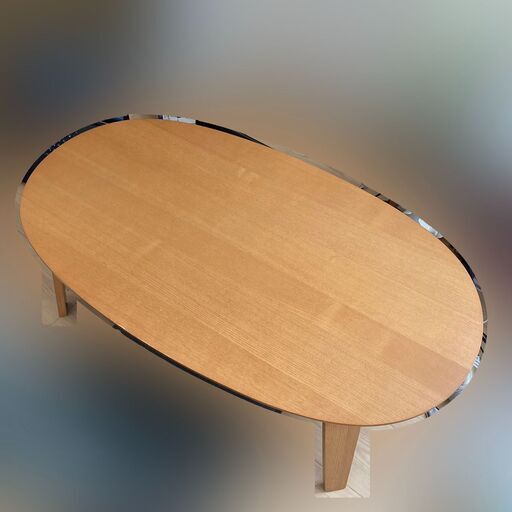 無印良品 楕円形こたつ テーブル