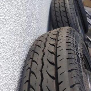 新車外しハイゼットカーゴ純正タイヤホイール145/80R12ヨコハマ４本セット