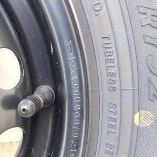 新車外しハイゼットカーゴ純正タイヤホイール145/80R12ヨコハマ４本セット