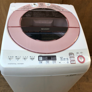 中古】ES-GV80R-P 洗濯機8kg