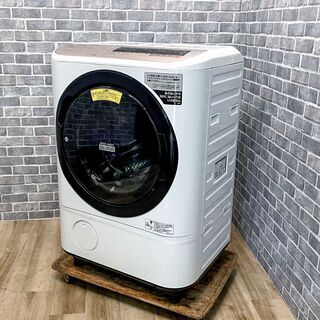 【ハッピー西葛西店】ドラム式洗濯機　12kg　乾燥容量　6kg　ビックドラム　右開き　日立　2019年式　ID:60899