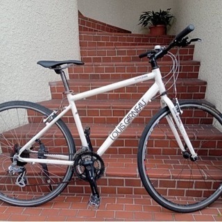 【クロスバイク】ルイガノ　700x28c 3x8段変速　シフター、グリップ、サドル新品❗️若林自転車　浜大津SALE❗️ クロスバイク】ルイガノ 700x28c 3x8段変速 シフター、グリップ