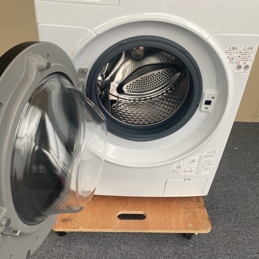 受け渡し者決定！未使用！展示品！2021年製アイリスオーヤマ乾燥機能付き洗濯機ドラム式CDK832