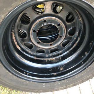 長野市発 引取限定 ハイエース スタッドレス 4本セット デイトナホイール ブリザック 