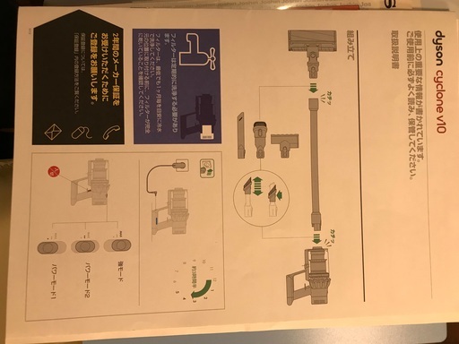 Dyson Cyclone V10 Fluffy　コードレス掃除機