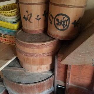 【ネット決済】木の樽、4つ