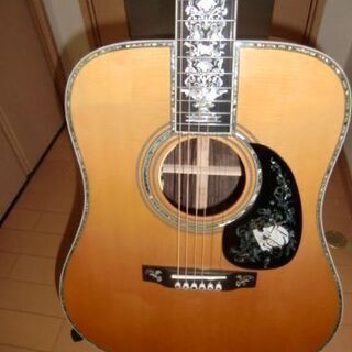 M社 D-100　レプリカ　アコースティックギター　エレアコ　リアルアバロン