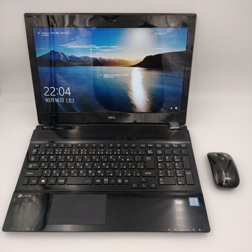 【美品】NEC　高年式　高性能第7世代Core i7搭載 メモリ8G　高速SSD480G　CD/DVD読み書き Bluetooth　Wifi対応　webカメラ　Windows10搭載　Bluetoothマウス付き