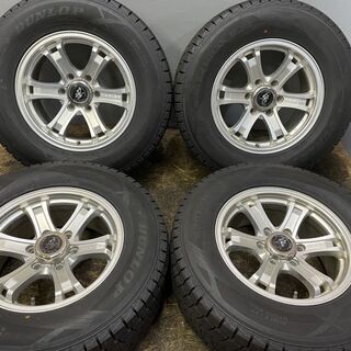 タイヤ走行短【DUNLOP SJ8 265/65R17】スタッドレス【Weds KEELER 17 