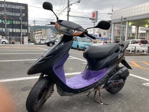 ライブディオZX ブラックパープル　希少❗️【エンジン絶好調、社外パーツ付き】配送可能です