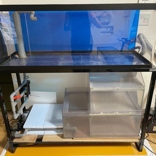 決まりました。】アクリルオーバーフロー水槽セット